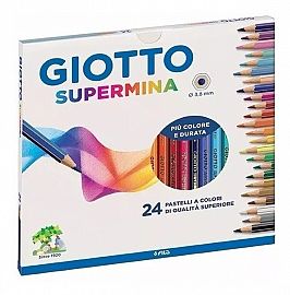 LAPIZ DE COLOR GIOTTO SUPERMINA CJ X24
